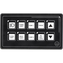 Load image into Gallery viewer, Drivetech 4X4 10-Way Touch Switch Panel with Bluetooth Control - DT-SWP10