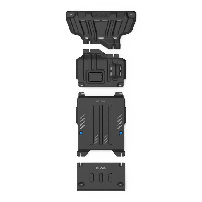 Rival - Set of 4 Steel Bash Plates Ford Ranger Next Gen / Ford Everest Next Gen / Amarok (2023-Present)