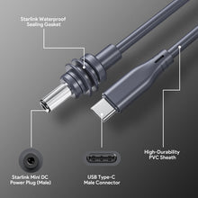 Load image into Gallery viewer, USB C to DC5521 Power Cable for Starlink Mini - 5 Meters