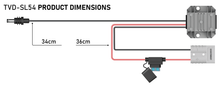 Load image into Gallery viewer, Starlink Mini 12V to 30V Step Up Voltage Booster Power Supply (Male) with Anderson Plug for Roof Rack Mount