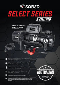 Saber Select Series 12,000lbs Winch