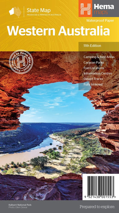 Hema - Western Australia State Map