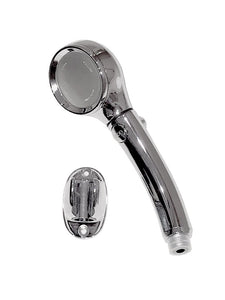 Shower Head - Chrome (Flow Reducer) & Stainless Steel Non Kink Shower Hose 1.5m