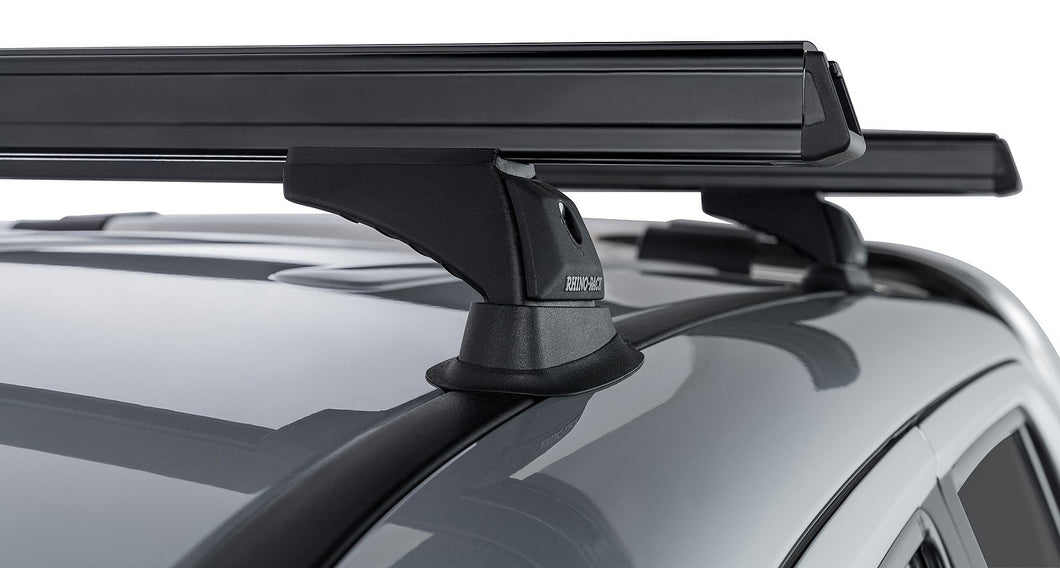 Roof Rack Bars - Heavy Duty Black 2 Bar Kit - VW Amarok Dual Cab - All Models