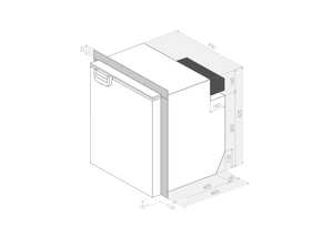 Bushman DC65-X 65L Upright Fridge - 12V / 24V