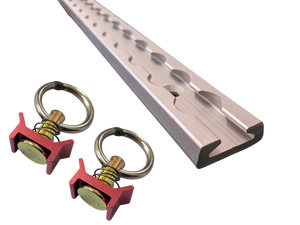 Anchor Track Rail Length, Single With 2 Load Rings Included