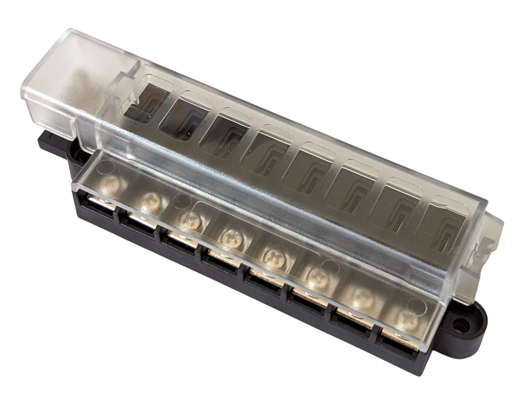 12v 8 way Fuse Holder with Cover