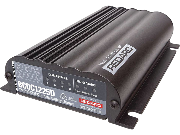 Redarc 12v 25a BCDC1225D DC In-vehicle Battery Charger