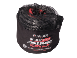 SaberPro Single Braided Winch Rope – 9,500KG – 30M