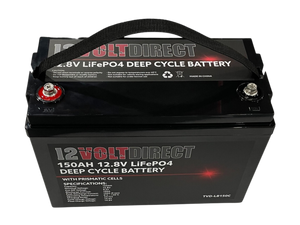 150Ah 12.8V Lithium LiFePO4 Compact Deep Cycle Battery
