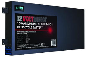 100AH Slimline Lithium Deep Cycle Battery