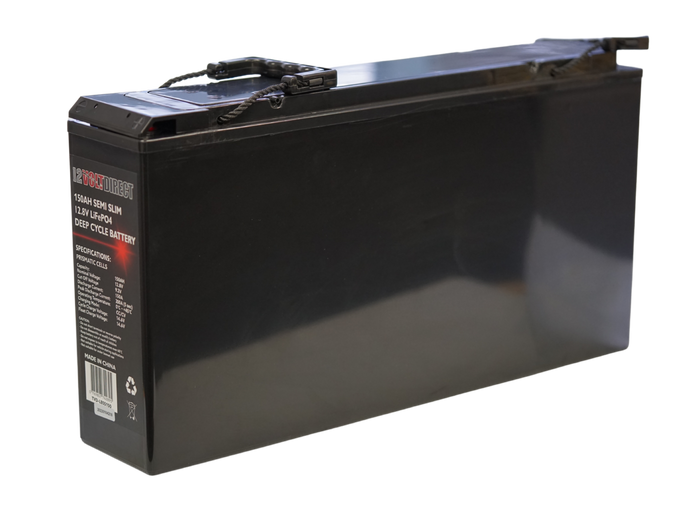 150AH Semi Slimline LiFEP04 Lithium Battery